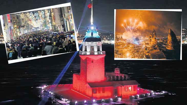 Türkiye yeni yıla coşkuyla girdi