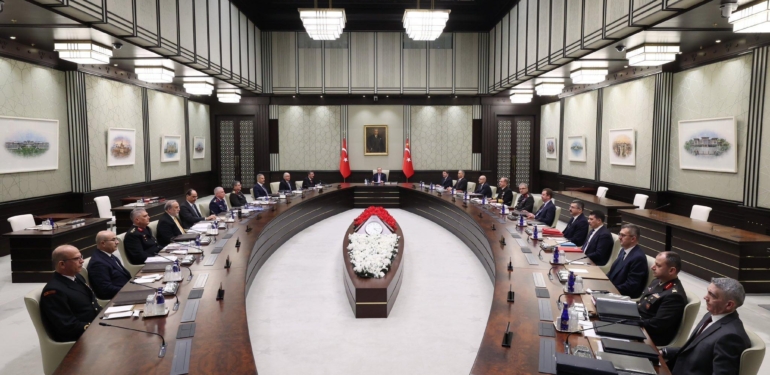 Yılın ilk MGK toplantısı, Erdoğan başkanlığında başladı