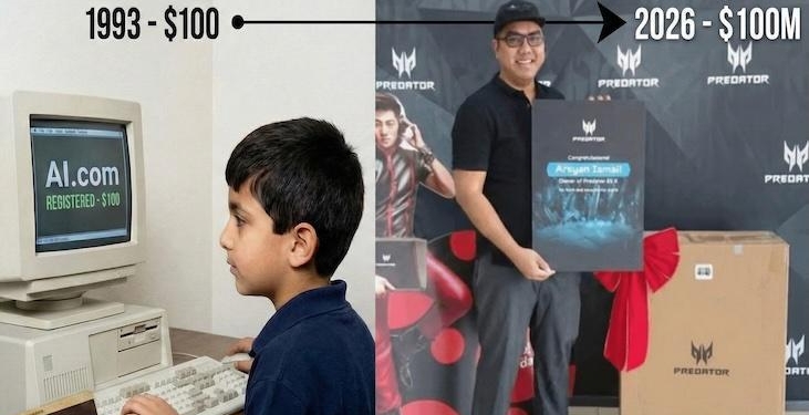 10 yaşında 100 dolara aldığı alan adını, 70 milyon dolara sattı