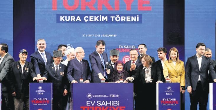 500 bin konutta kura heyecanı Gaziantep’te