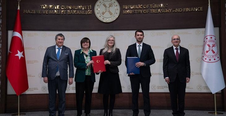 Bakan Şimşek, Avrupa Konseyi Kalkınma Bankası Başkanı Monticelli ile bir araya geldi