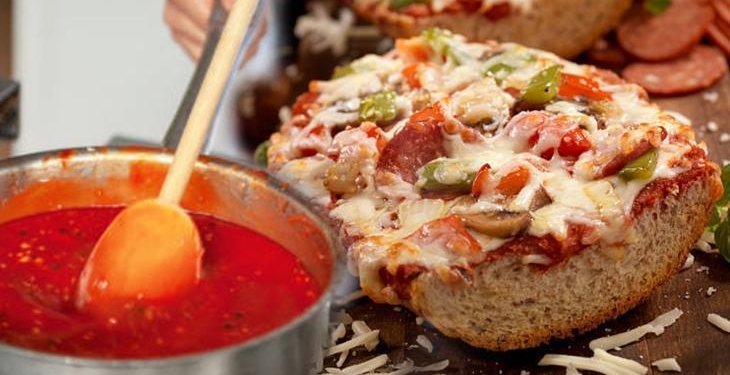 Bayat ekmeklerden pizza yapılıyormuş! Kahvaltıya ve çaya hazır: Sosla-süsle-pişir