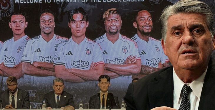 Beşiktaş’ta yeni transferler için imza töreni düzenlendi! Başkan Serdal Adalı’dan hakem tepkisi