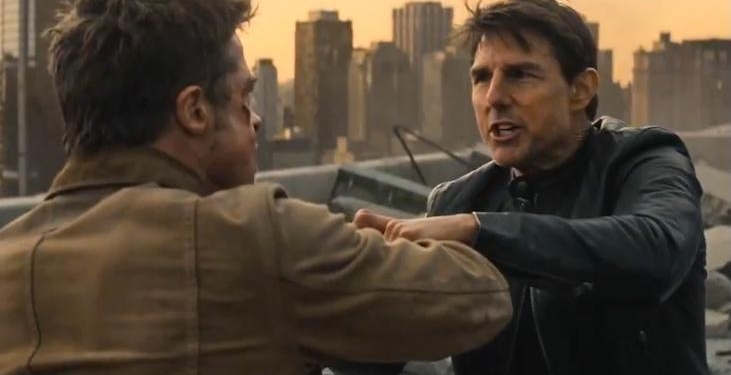Hollywood alarmda: Tom Cruise ve Brad Pitt kavga videosu fitili ateşledi