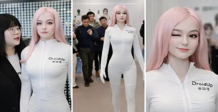 İnsan gibi yürüyen yapay zeka robotu Moya sahneye çıktı