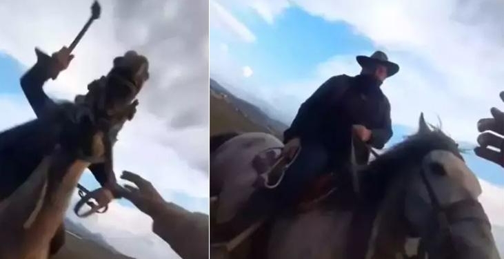 Kayseri’de atlı zorba! Fotoğraf çektirmek isteyen aileye dehşeti yaşatmıştı, hakim karşısına çıktı