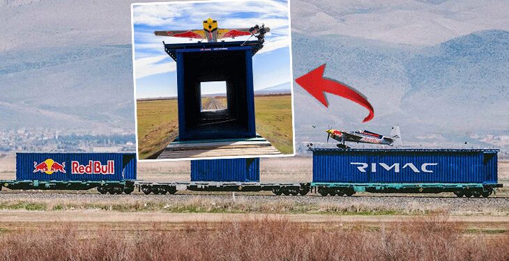 Red Bull sporcusu Dario Costa’dan Türkiye’de inanılmaz gösteri! Önce trene indi, sonra kalkış yaptı