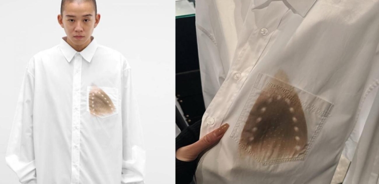 Sosyal medya bunu konuşuyor: ‘Ütü yanığı’ baskılı gömleğin fiyatı şaşkına çevirdi