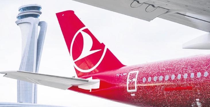 THY’nin 500. uçağı gökyüzünde