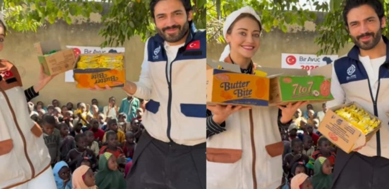 Tuğba Melis Türk ve Emre Özmen Ramazan öncesi gönülleri fethetti: 3 milyon yetime ışık oldular