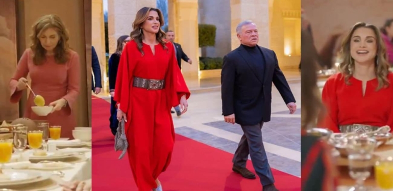 Ürdün Kraliyet Ailesi geleneksel iftar yemeğinde bir araya geldi