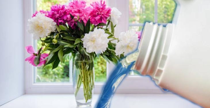 Vazodaki çiçekleri 12 gün yaşatıyor! 2 santim ölçüp vazonun içine karıştırın